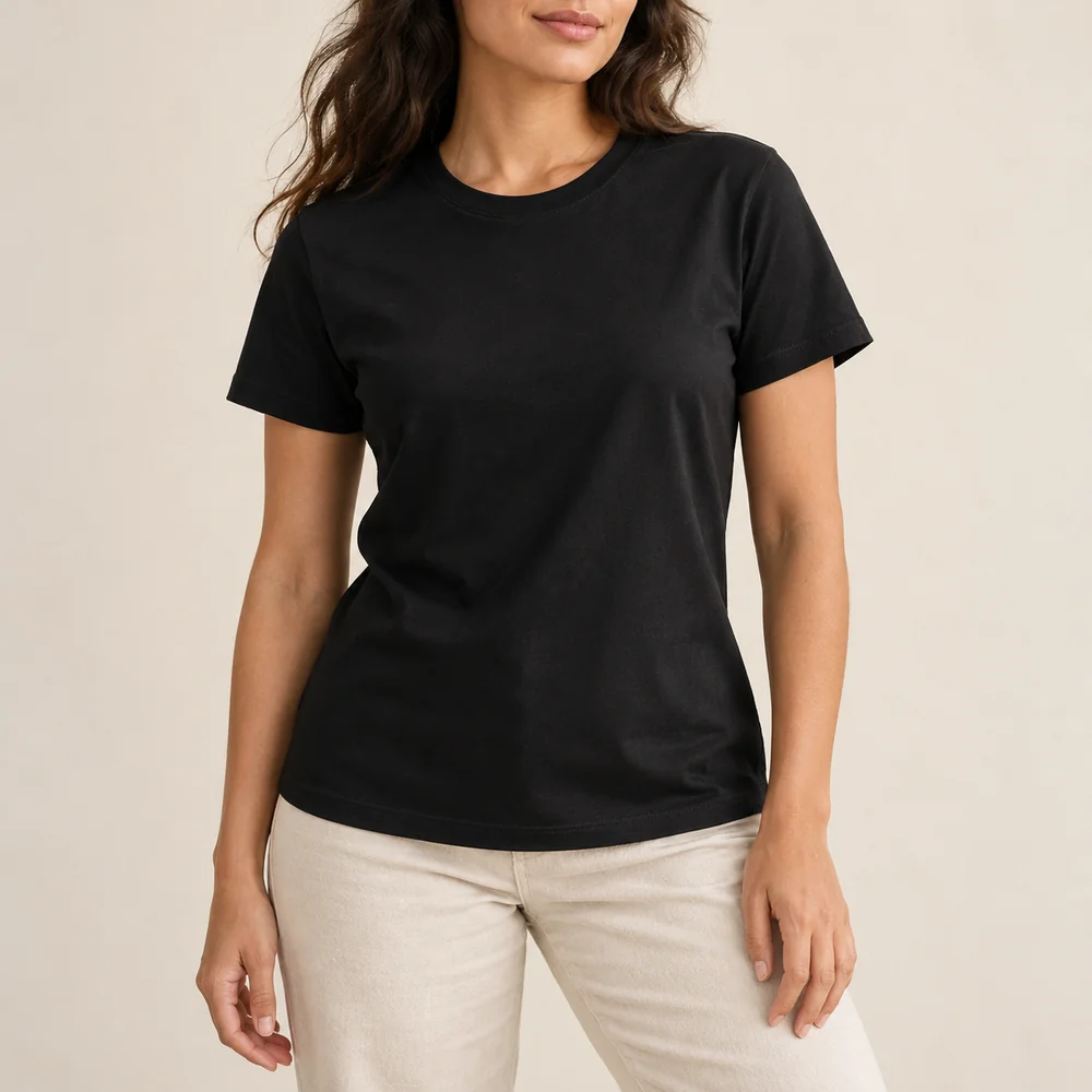 Camiseta Básica de Algodão